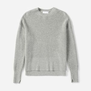 Everlane Cashmere Waffle Square Crew Size Medium